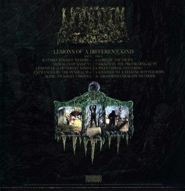 Undeath-Lesions Of A Different Kind-repress LP Vinyl