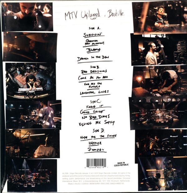 Bastille-MTV Unplugged-LP Vinyl