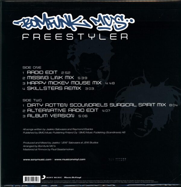 Bomfunk MC's-Freestyler-12 Vinyl