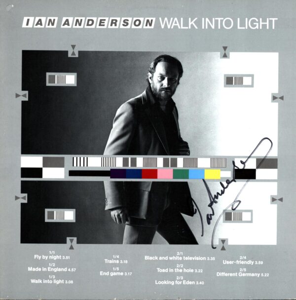 Ian Anderson-Walk Into Light-autograph LP Vinyl