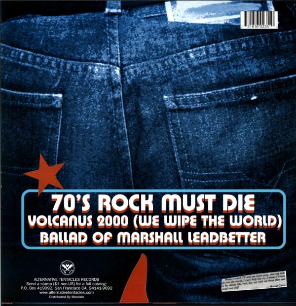 Lard-70's Rock Must Die-12 Vinyl