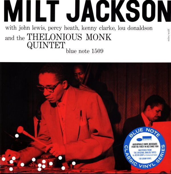 Milt Jackson-Milt Jackson With John Lewis Percy Heath Kenny Clarke Lou Donaldson And The Thelonious Monk Quintet-RE LP Vinyl