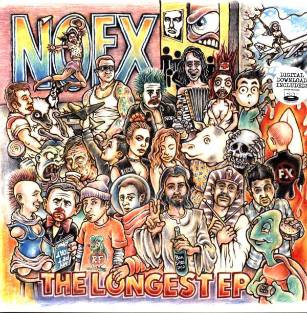 NOFX-The Longest EP-RP LP Vinyl