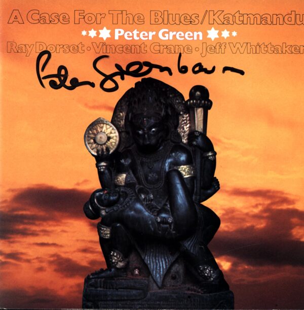 Peter Green-A Case For The Blues - Katmandu-autograph LP Vinyl