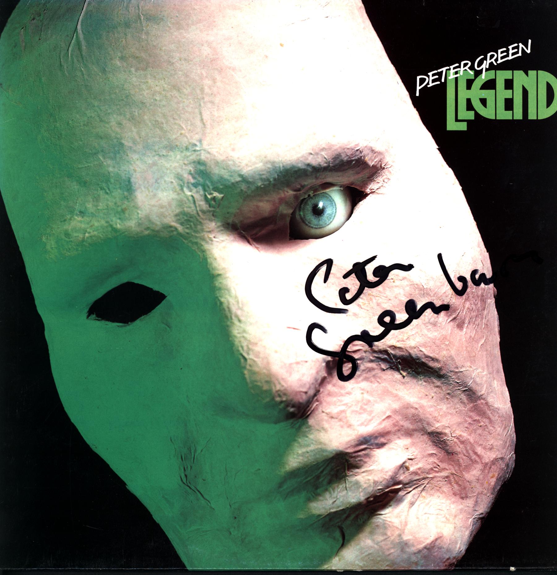 Peter Green-Legend-autograph LP Vinyl-1 Peter Green-Legend-autograph LP Vinyl
