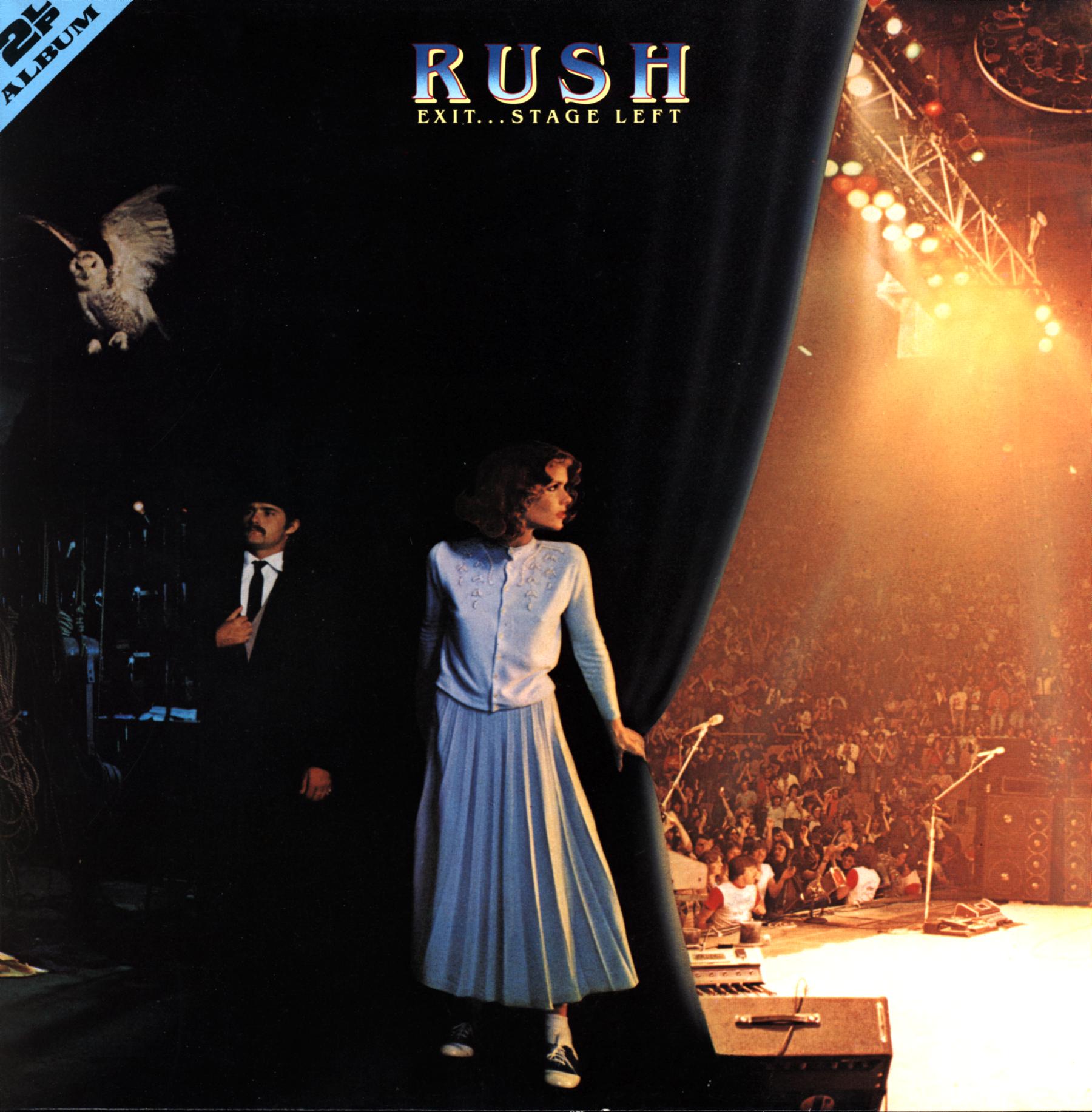Rush-Exit...Stage Left-black labels LP Vinyl
