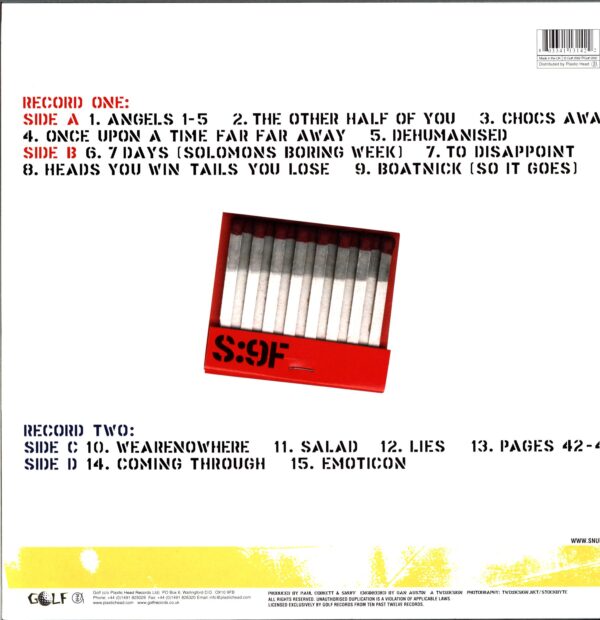 Snuff-Disposable Income-LP Vinyl