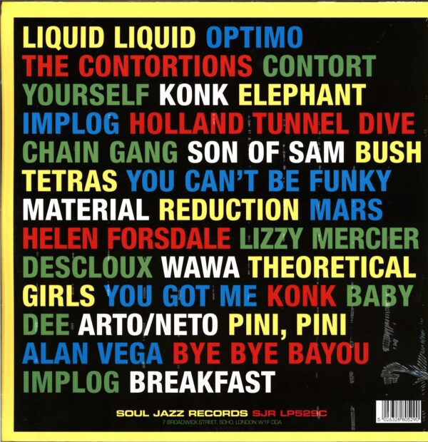 Soul Jazz Records presents-New York Noise-LP Vinyl