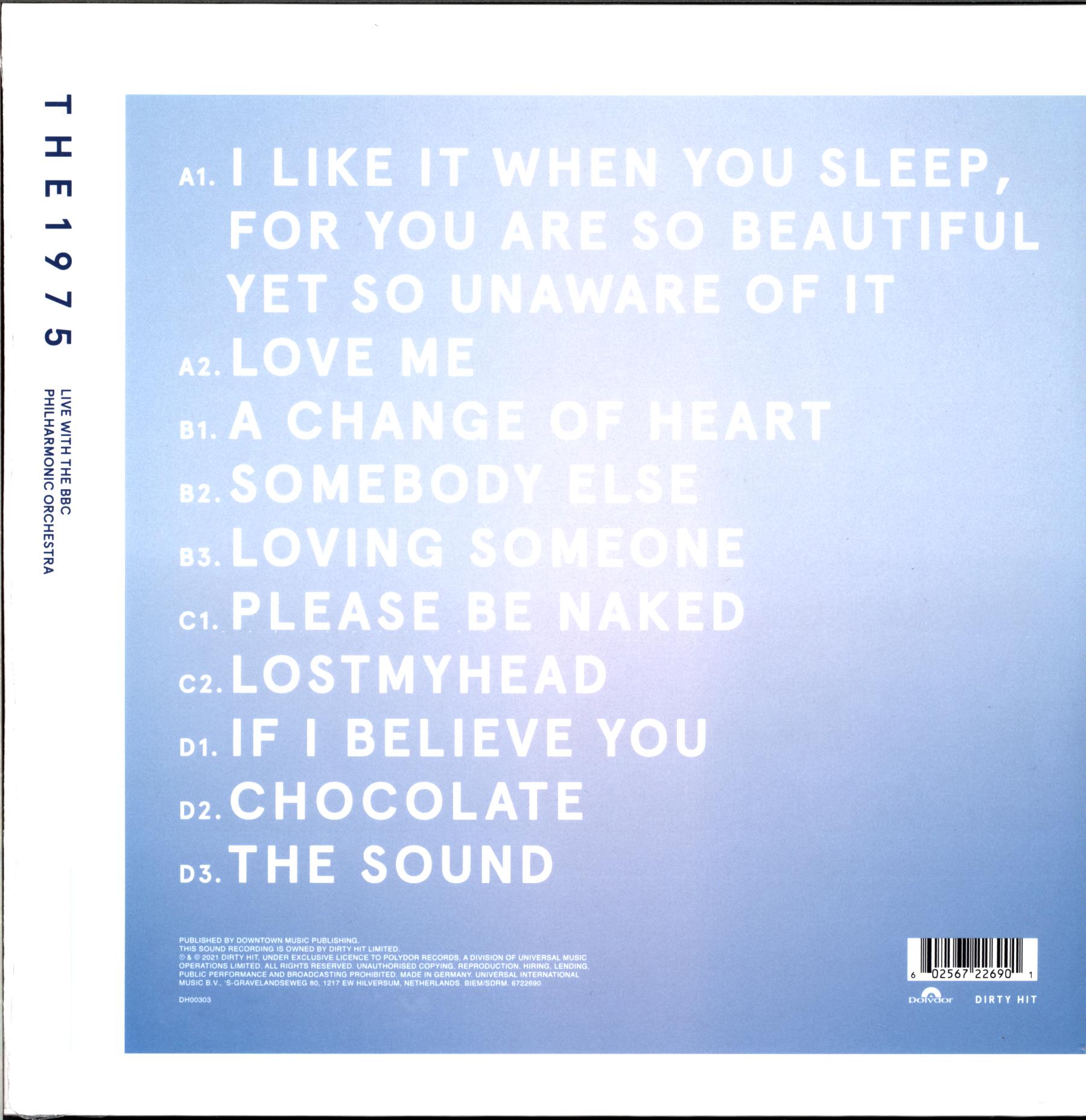 The 1975 RSD Live With BBC 限定レコード The 1975 RSD 2023 Live w/ BBC Philharmonic Orchestra sealed