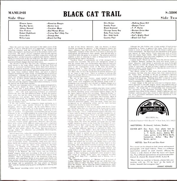 Various-Black Cat Trail-LP Vinyl