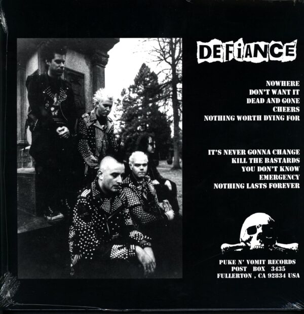 Defiance-Nothing Lasts Forever-RE LP Vinyl