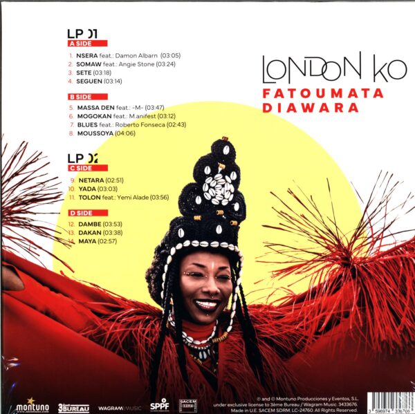 Fatoumata Diawara-London KO-LP Vinyl