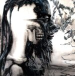 Nailed To Obscurity-Black Frost-white-blue splatter LP Vinyl