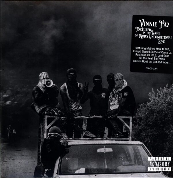Vinnie Paz-Tortured In The Name Of God’s Unconditional Love -LP Vinyl