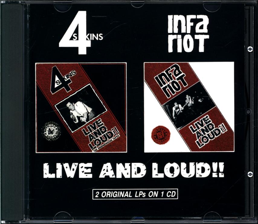4 Skins-Live And Loud!!-CD