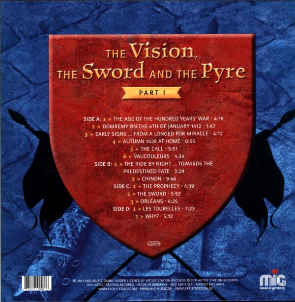 Eloy-The Vision The Sword And The Pyre - Part I-LP Vinyl