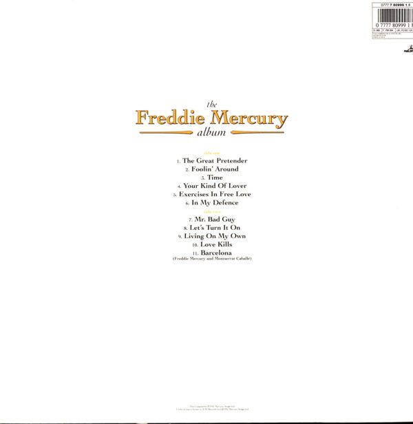 Freddie Mercury-The Freddie Mercury Album-LP Vinyl