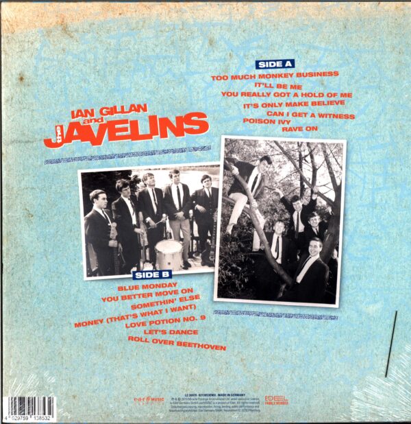 Ian Gillan &amp The Javelins-Raving With Ian Gillan &amp The Javelins-LP Vinyl