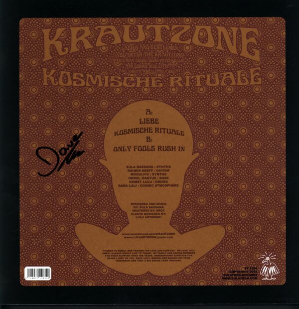 Krautzone-Kosmische Rituale-signed LP Vinyl