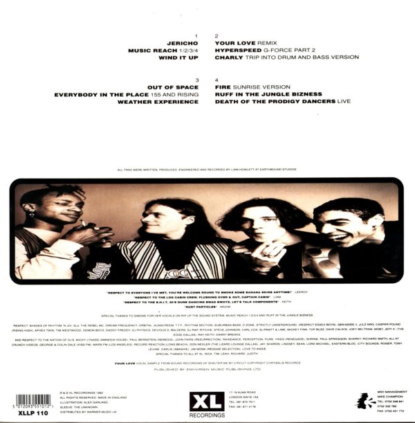 The Prodigy-Experience-UK 92 LP Vinyl