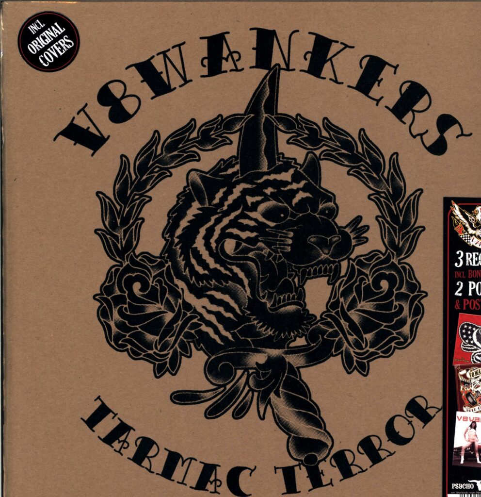 V8Wankers-Tarmac Terror-LP Vinyl