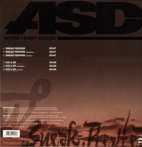ASD-Sneak Preview-12 Vinyl