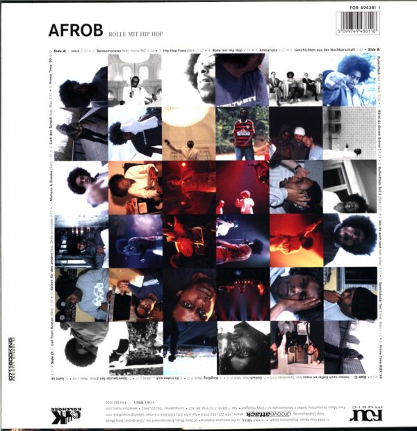 Afrob-Rolle Mit Hip Hop-LP Vinyl
