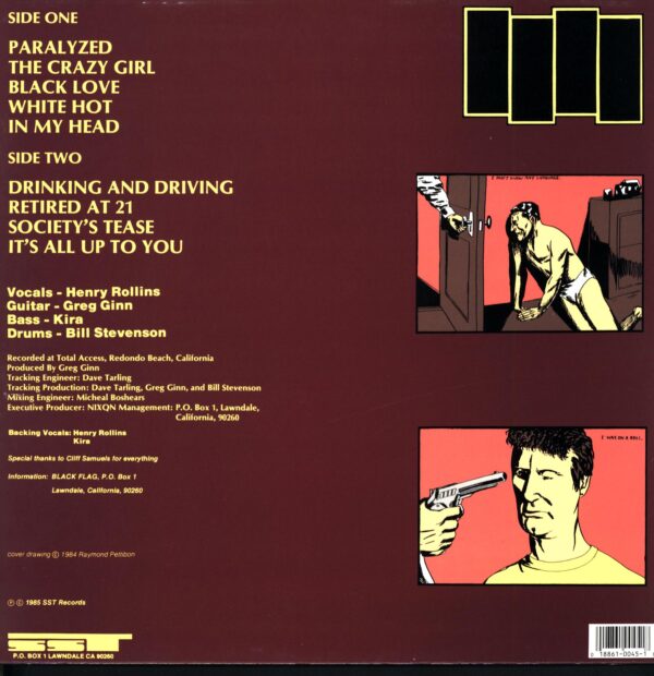 Black Flag-In My Head-RE LP Vinyl
