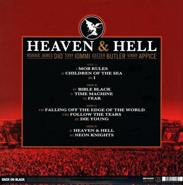 Black Sabbath as Heaven And Hell-Neon Nights • 30 Years Of Heaven And Hell • Live At Wacken-LP Vinyl