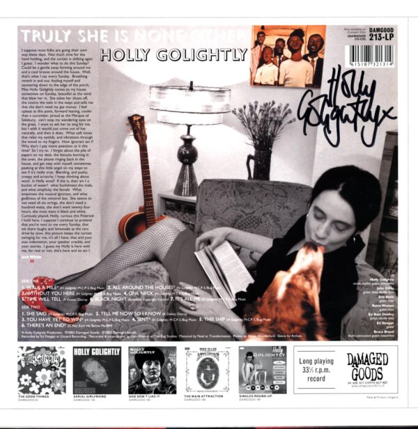 Holly Golightly-Truly She Is None Other-signed LP Vinyl