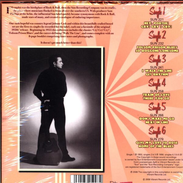 Johnny Cash-The Sun Singles-7 Vinyl