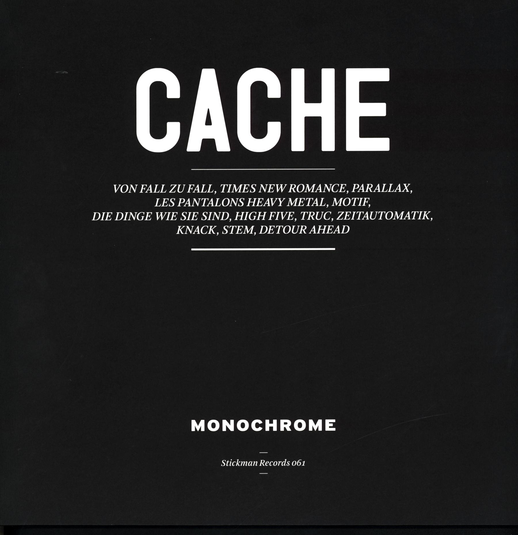 Monochrome-Caché-LP Vinyl