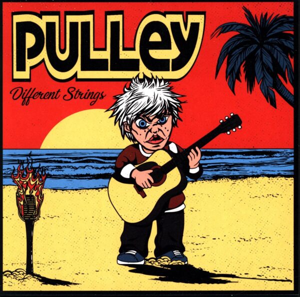 Pulley-Different Strings-blue splatter 10 Vinyl