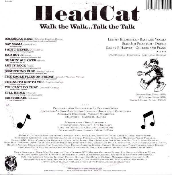 The Head Cat-Walk The Walk...Talk The Talk-LP Vinyl