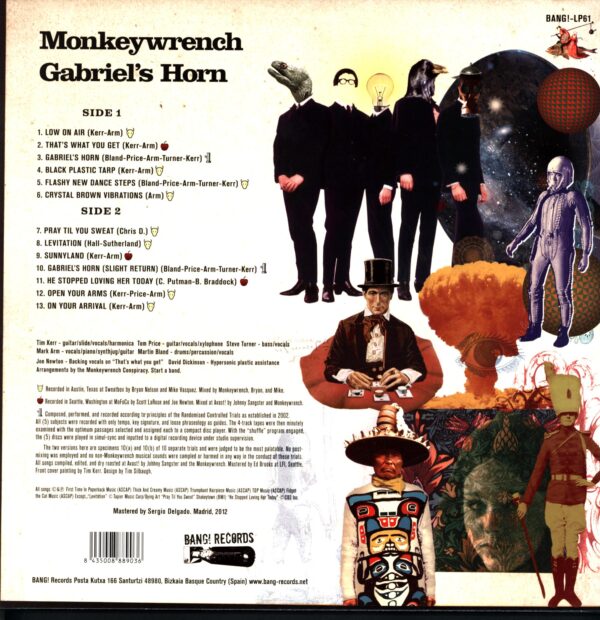 The Monkeywrench-Gabriel's Horn-LP Vinyl