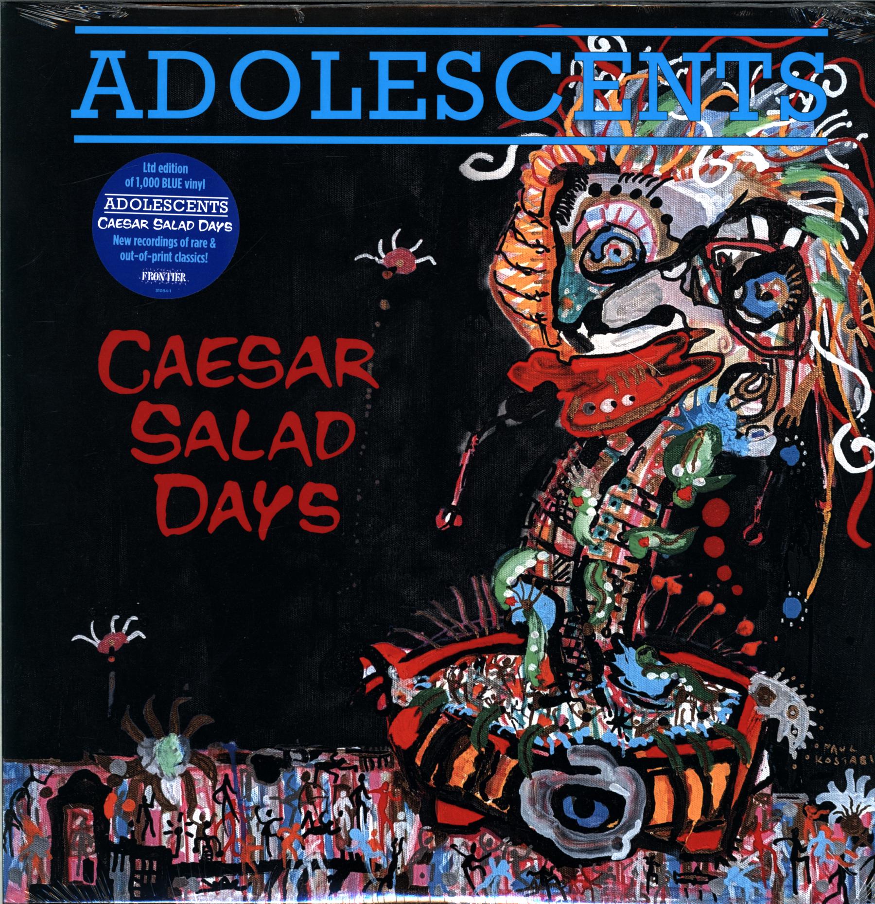 27883902Adolescents-Caesar Salad Days-blue-LP Vinyl-1 Adolescents-Caesar Salad Days-blue-LP Vinyl