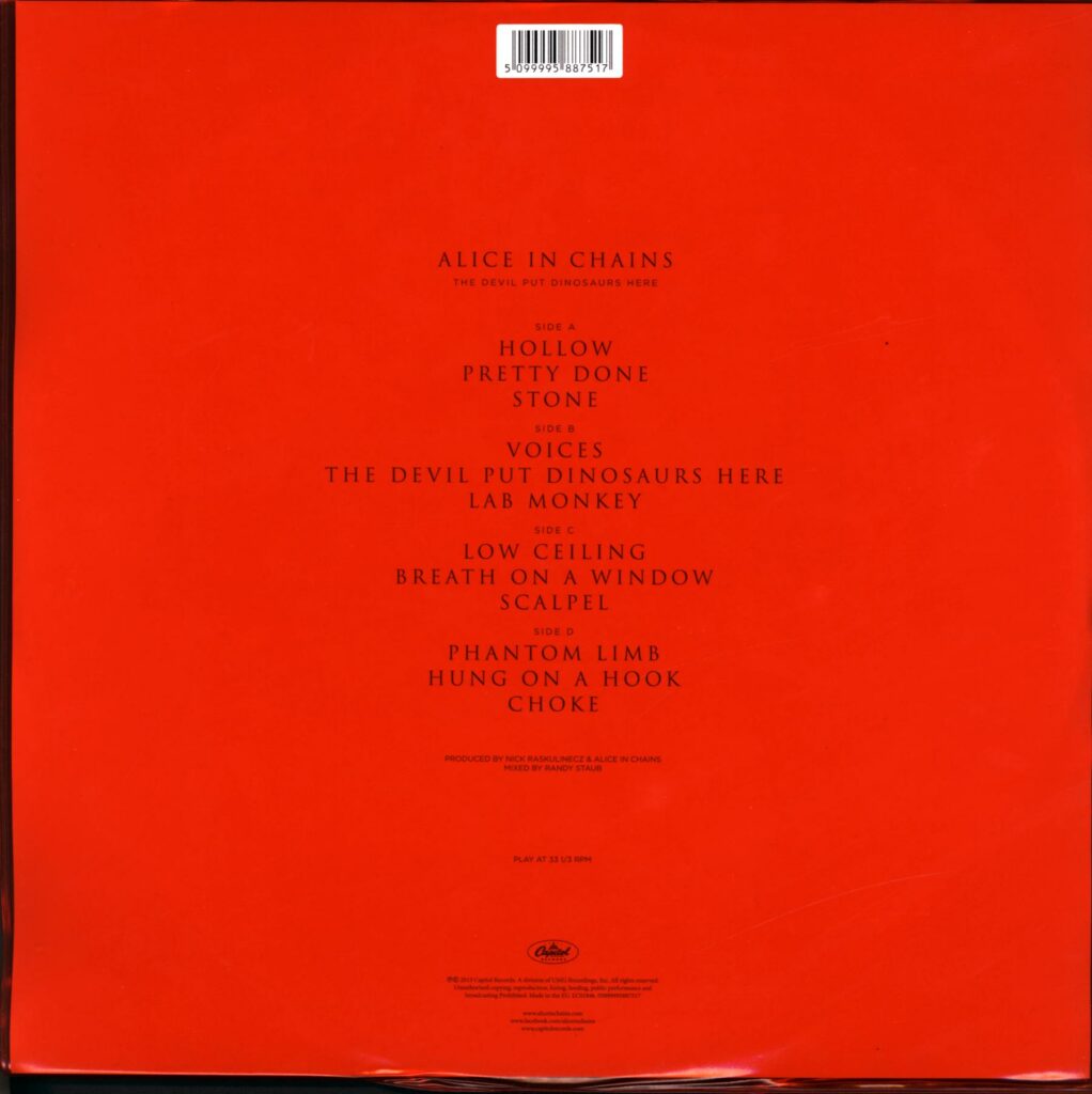 Alice In ChainsThe Devil Put Dinosaurs HerePicture Disc LP Vinyl