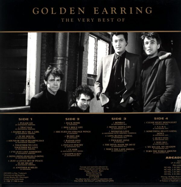 Golden Earring-The Very Best Of 1965 - 1989-LP Vinyl