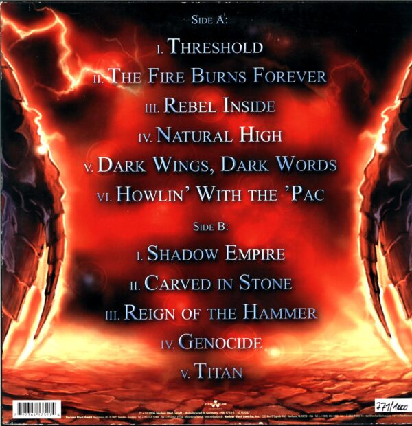HammerFall-Threshold-LP Vinyl