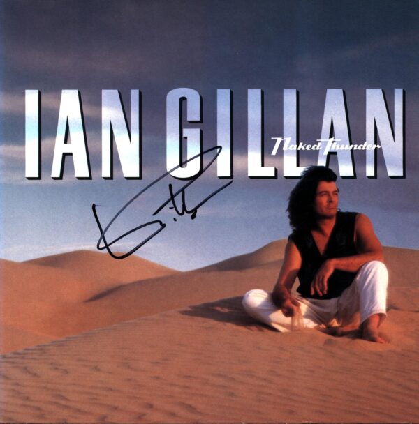 Ian Gillan-Naked Thunder-signed LP Vinyl