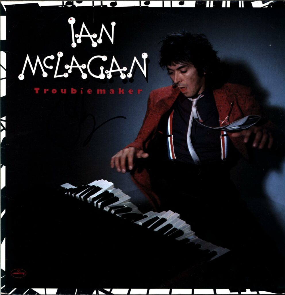 Ian McLagan-Troublemaker-signed LP Vinyl