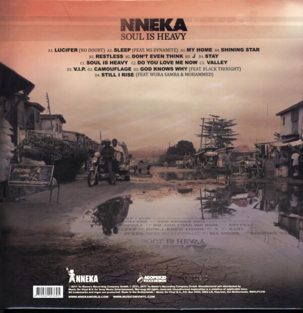 Nneka-Soul Is Heavy-gold black LP Vinyl