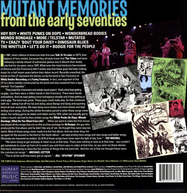 The Tubes-Mondo Birthmark-LP Vinyl