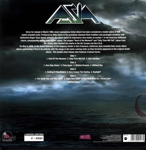 Asia-Under The Bridge-LP Vinyl