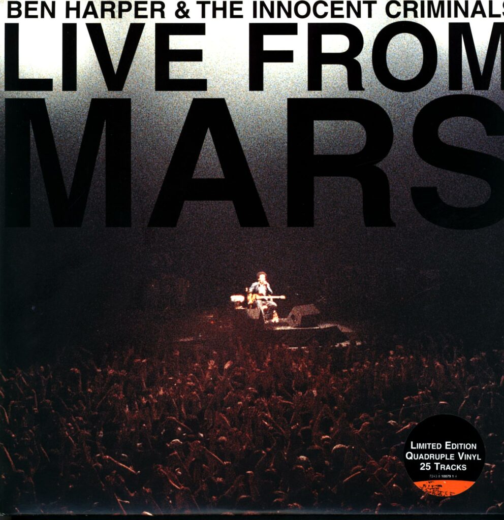 Ben Harper And The Innocent Criminals-Live From Mars-EU 2001 LP Vinyl