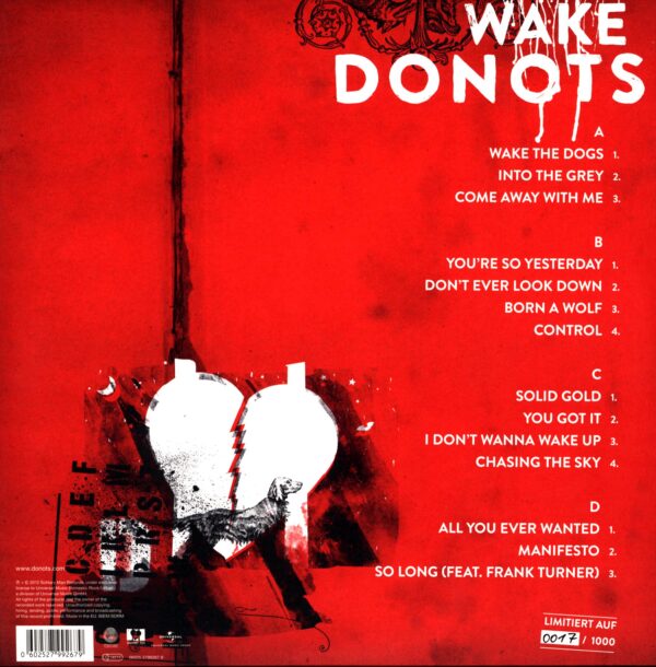 Donots-Wake The Dogs-signed LP Vinyl