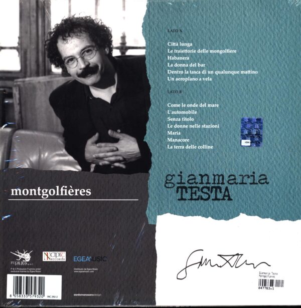 Gianmaria Testa-Montgolfières-LP Vinyl