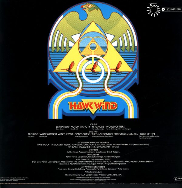 Hawkwind-Levitation-LP Vinyl