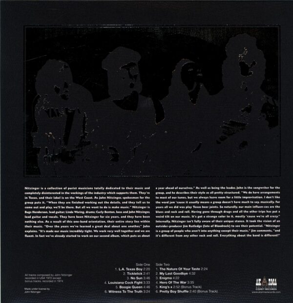 John Nitzinger-Nitzinger-LP Vinyl