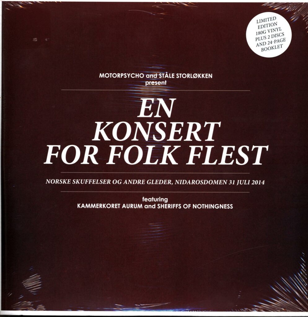 Motorpsycho And Ståle Storløkken Featuring Kammerkoret Aurum And Sheriffs Of Nothingness -En Konsert For Folk Flest-LP Vinyl